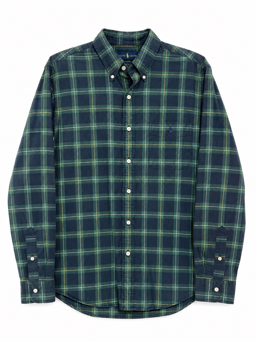 Ralph Lauren Men’s Plaid Classic Fit Long Sleeve Button Down Shirt